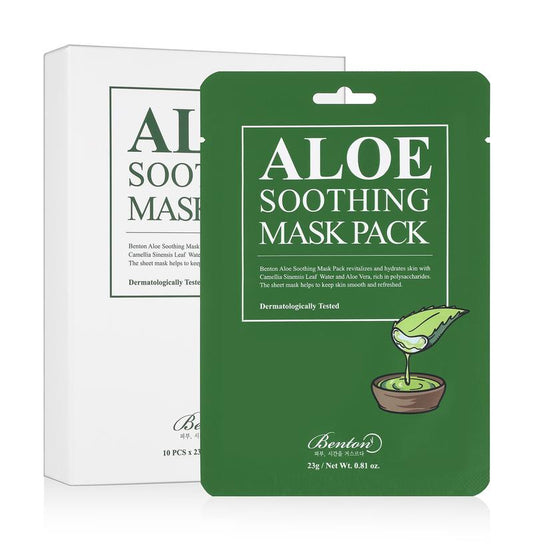 Aloe soothing Mask Pack (Set of 10Pcs)